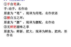 无鲜肥滋味之享的鲜肥词类活用