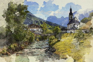 用画笔捕捉旅游美景，旅行中的艺术之旅